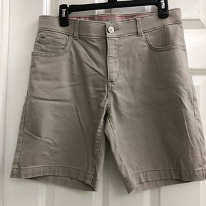 Tan Womenswear Bermuda Shorts